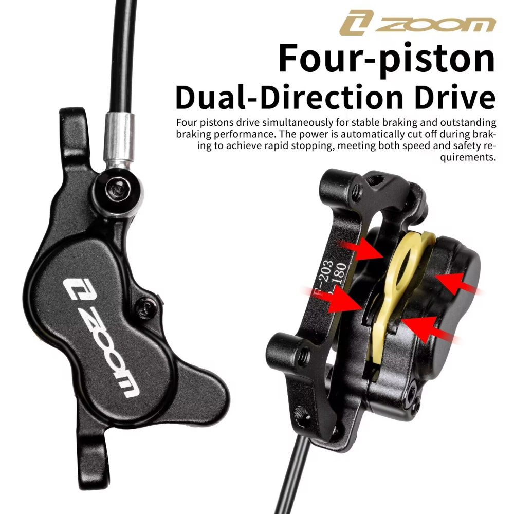 ZOOM HB-890E, Elektrikli Bisik - Zoom Hydraulic Brake 4 Piston E-Scooter incelemesi ve fiyatı